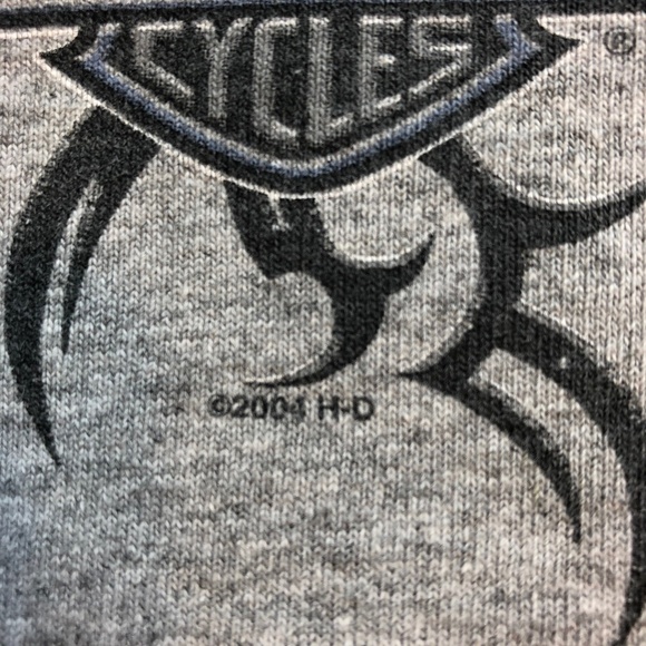 2004 Harley Davidson Motorcycle Tribal T Shirt - Picture 6 of 8